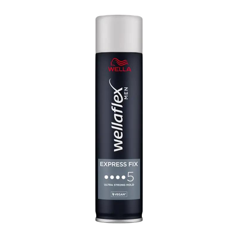 Wellaflex Lak na vlasy Express Fix Men, 250 ml ROSSMANN