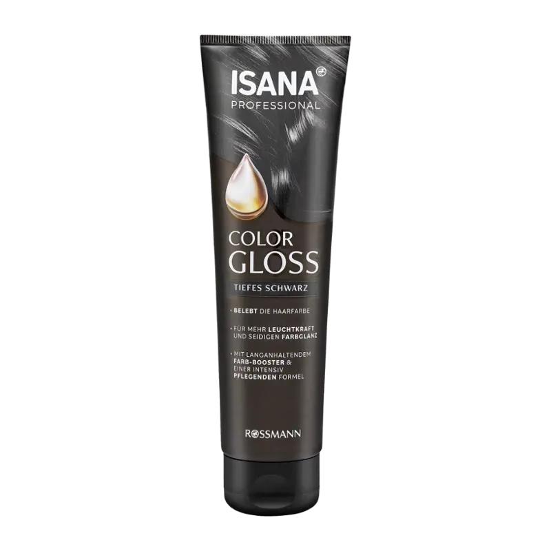 ISANA Professional Maska na vlasy Color Gloss Deep Black, 150 ml ROSSMANN