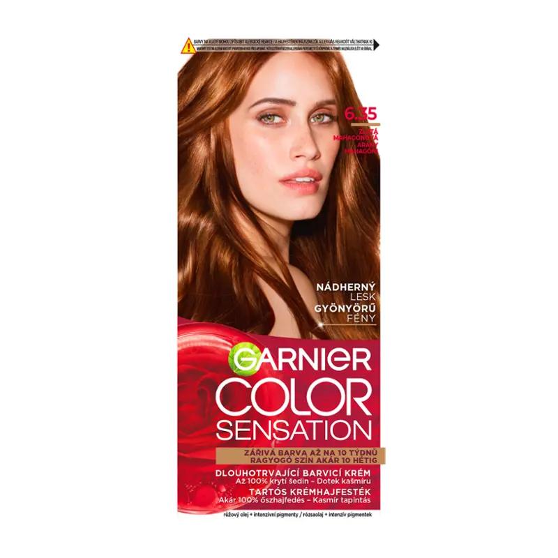 Garnier Barva na vlasy Color Sensation 6.35 zlatá mahagonová, 1 ks ROSSMANN