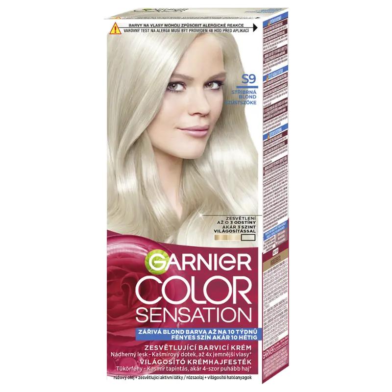 Garnier Barva na vlasy Color Sensation S9 stříbrná blond, 1 ks ROSSMANN