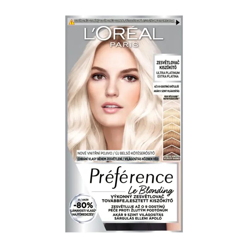 L'Oréal Barva na vlasy Preference Ultra Platinum Zesvětlovač, 1 ks ROSSMANN