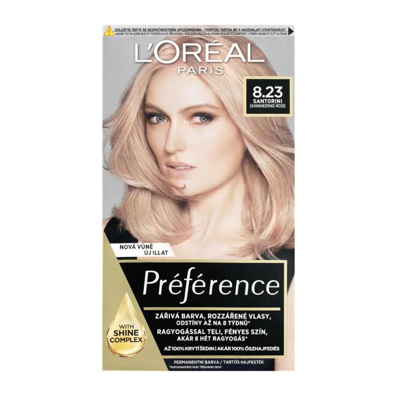 L'Oréal Barva na vlasy Preference 8,23 Shimmering Rose, 1 ks ROSSMANN
