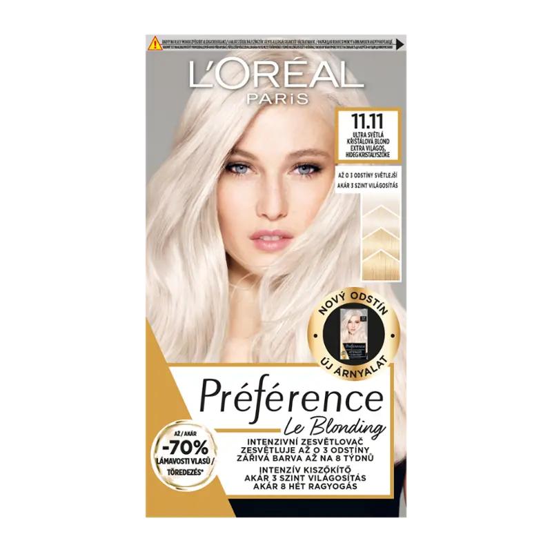 L'Oréal Permanentní barva na vlasy Préférence Intensive 11.11 Venice, 1 ks ROSSMANN