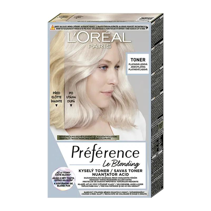L'Oréal Toner Préférence platinová ledová, 1 ks ROSSMANN
