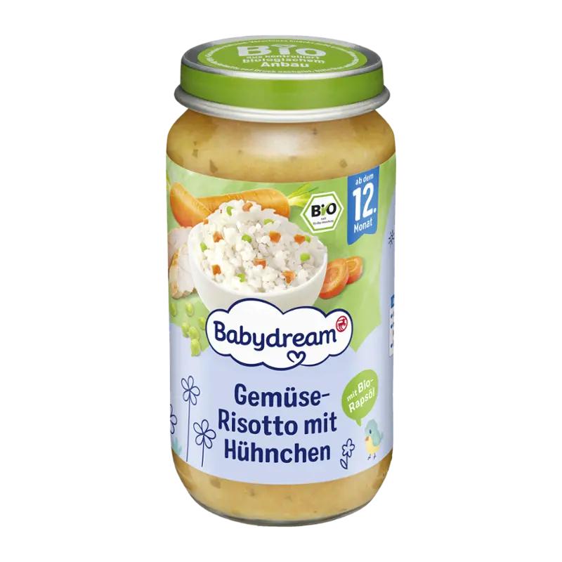 Babydream BIO příkrm zeleninové rizoto s kuřecím masem, 250 g ROSSMANN