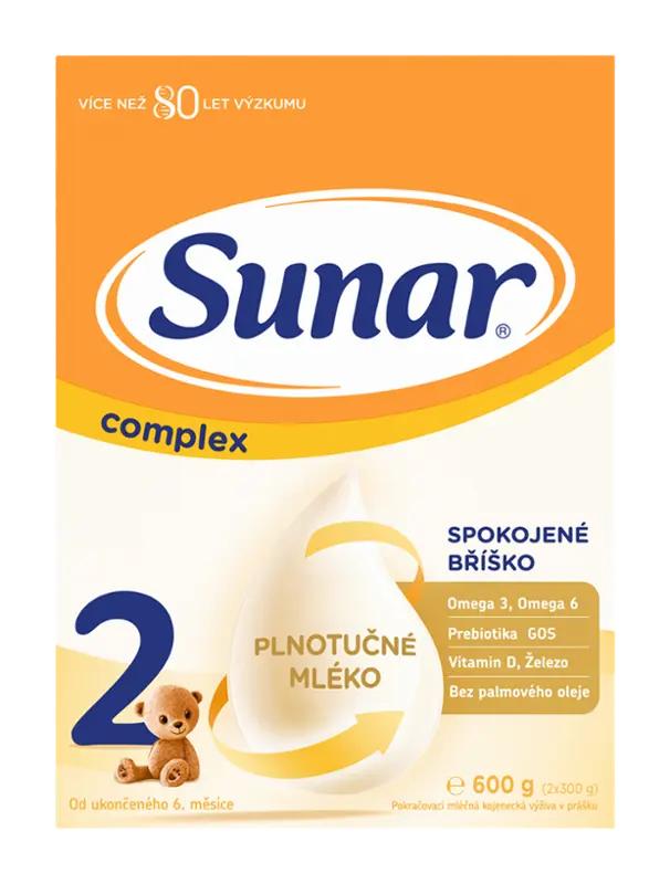 Sunar Pokračovací kojenecké mléko Complex 2, 6m+, 600 g ROSSMANN