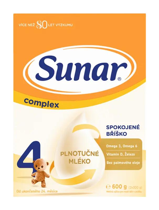Sunar Batolecí mléko Complex 4, 24m+, 600 g