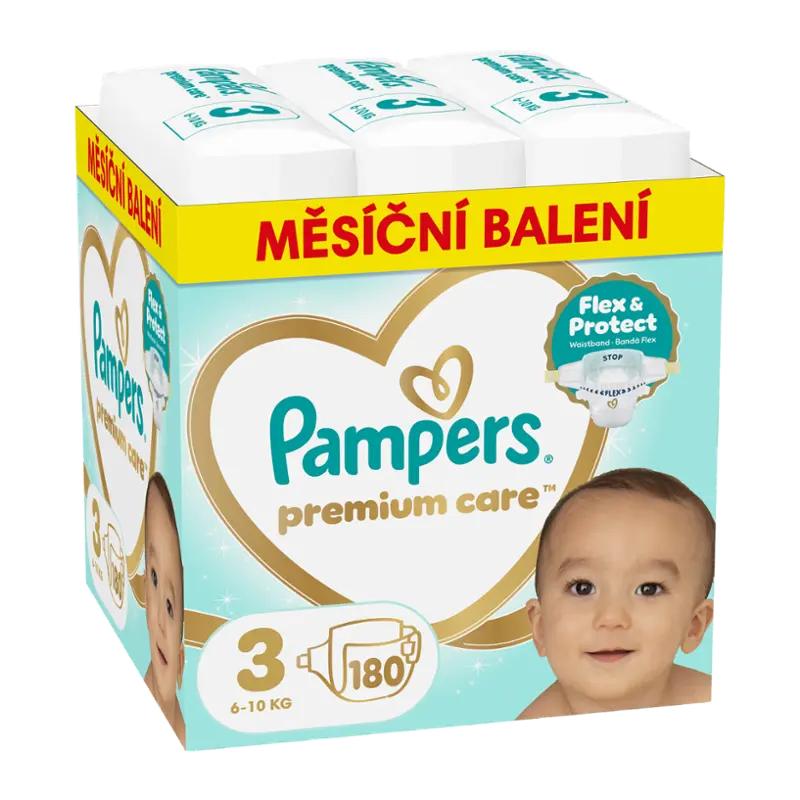 Pampers Pleny Premium Care, 6–10 kg, vel. 3, 180 ks ROSSMANN