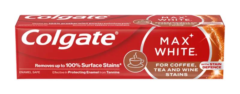 Colgate Zubní pasta Max White proti skvrnám od kávy, čaje a vína, 75 ml