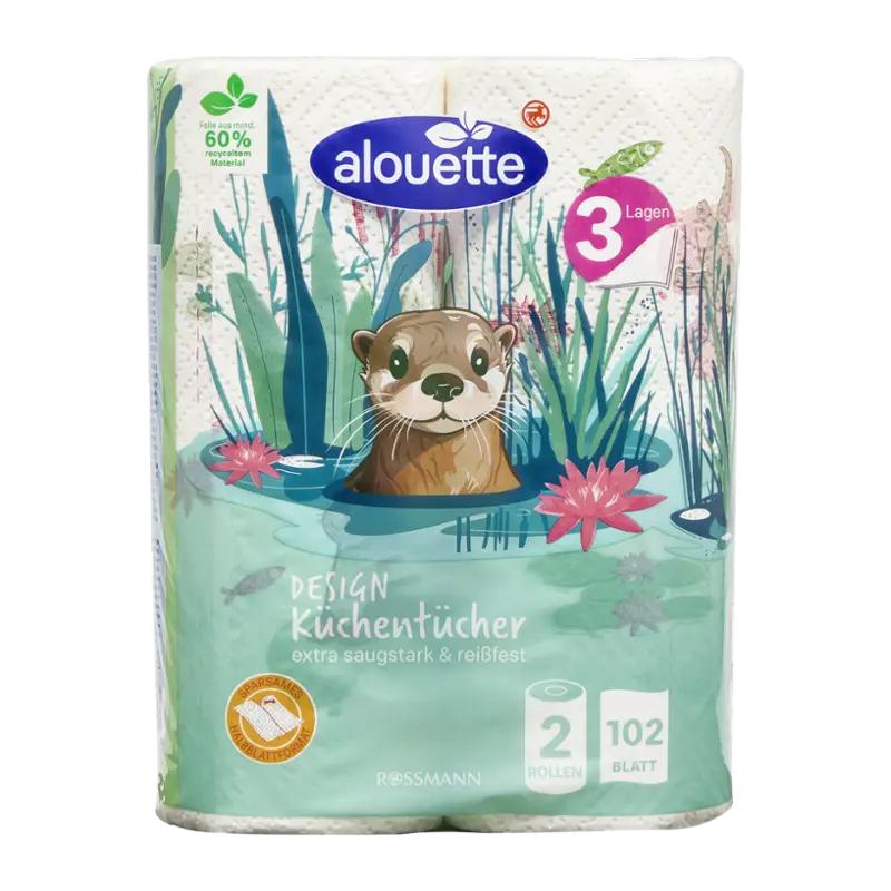 Alouette Kuchyňské utěrky 3vrstvé, 22.44 m ROSSMANN