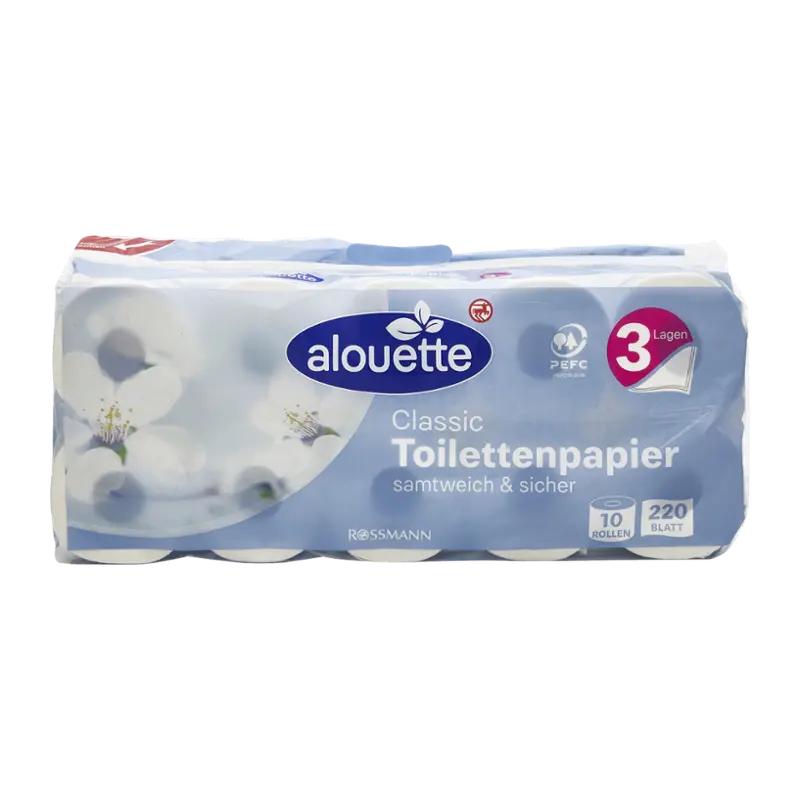 Alouette Toaletní papír 3vrstvý, 246 m ROSSMANN