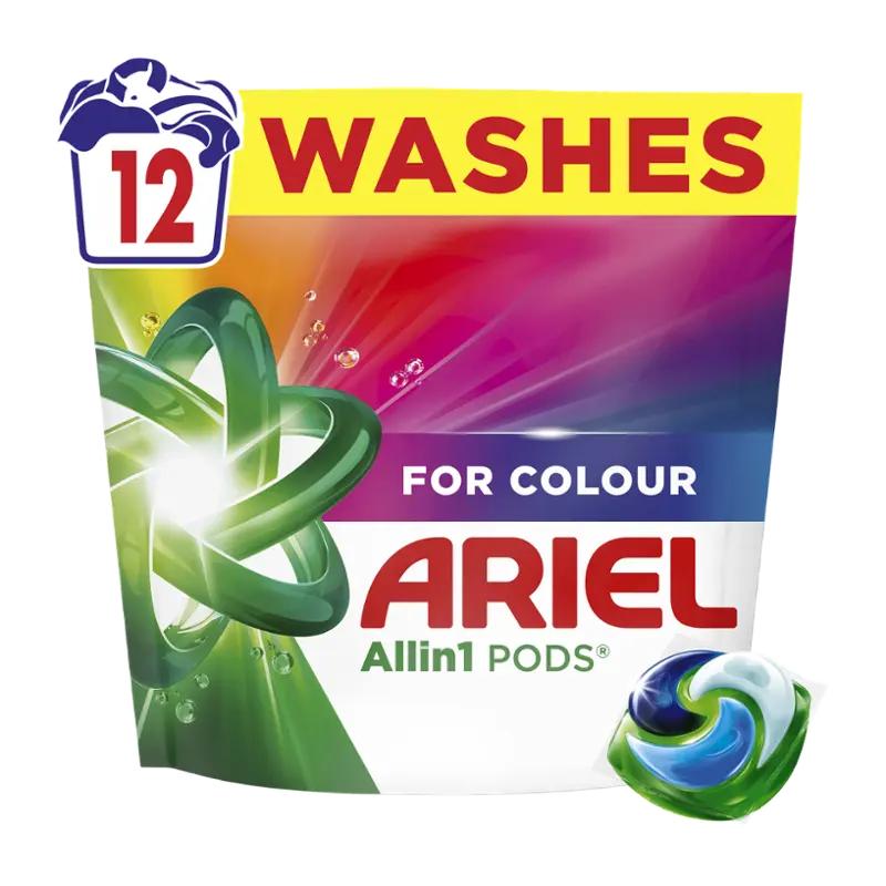 Ariel Kapsle na praní All-in-1 PODS Color, 12 pd