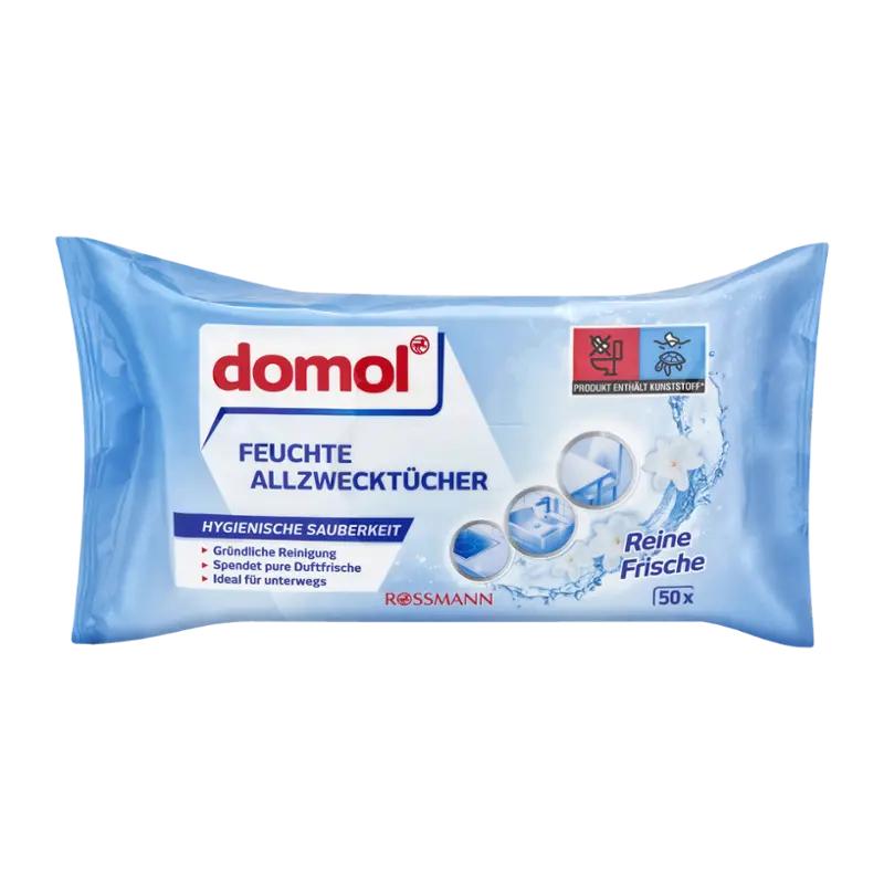 Domol Vlhčené čisticí ubrousky se svěží vůní, 50 ks ROSSMANN