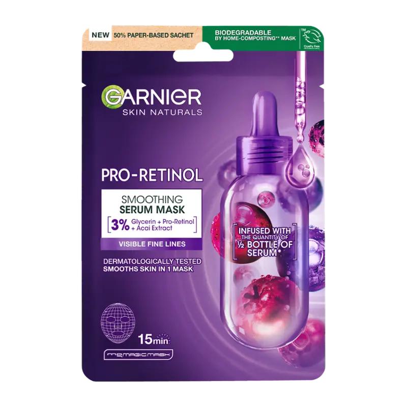 Garnier Vyhlazující sérum textilní maska s Pro-Retinolem, 22 g ROSSMANN