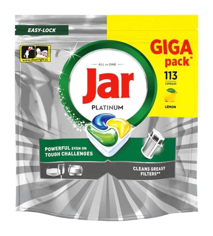 Jar Tablety do myčky Platinum All in one Lemon, 113 ks ROSSMANN