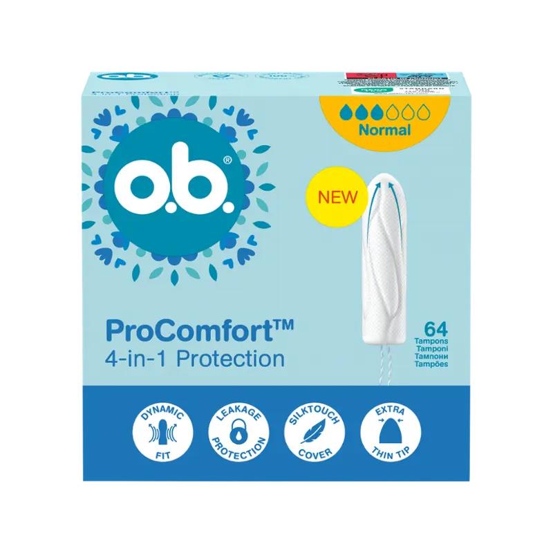 O.b. Tampony ProComfort Normal, 64 ks ROSSMANN