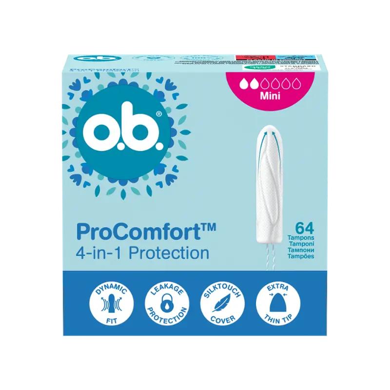O.b. Tampony mini ProComfort, 64 ks ROSSMANN