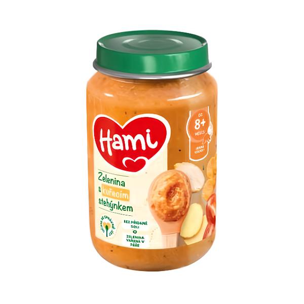 Hami Zelenina se šťavnatým kuřecím stehýnkem 8m+ Košík.cz