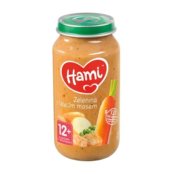 Hami Zelenina s telecím masem 12m+ Košík.cz