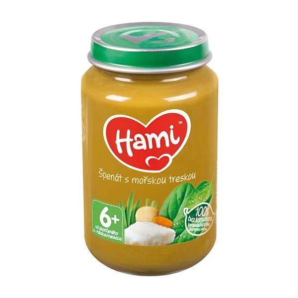 Hami Špenát s mořskou treskou 6m+ Košík.cz