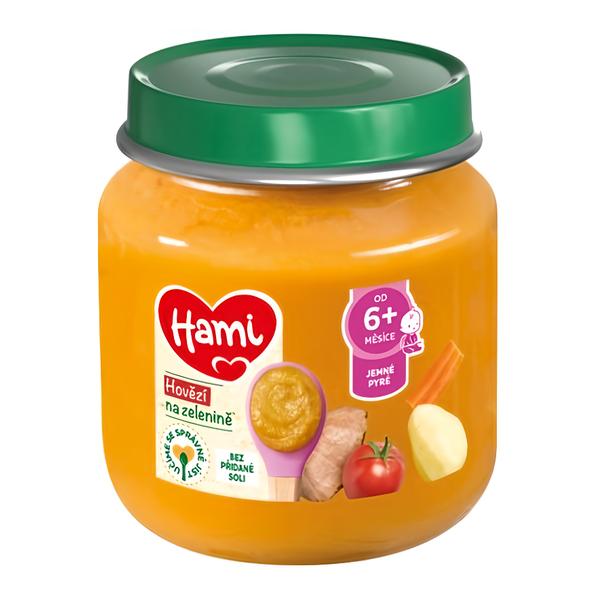 Hami Příkrm Hovězí na zelenině 6m+ Košík.cz