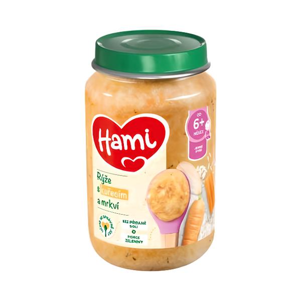 Hami Rýže s kuřetem a mrkví 6m+ Košík.cz