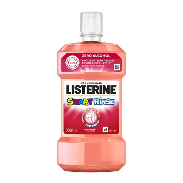 Listerine Smart Rinse Mild Berry ústní voda Košík.cz