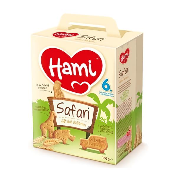 Hami Safari dětské sušenky 6m+ Košík.cz