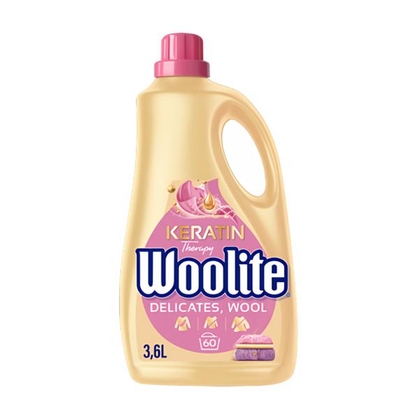 Woolite Keratin Therapy Delicate & Wool tekutý prací prostředek, 3,6L Košík.cz