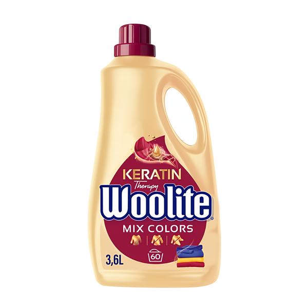 Woolite Keratin Therapy Mix Colors tekutý prací prostředek, 3,6L Košík.cz