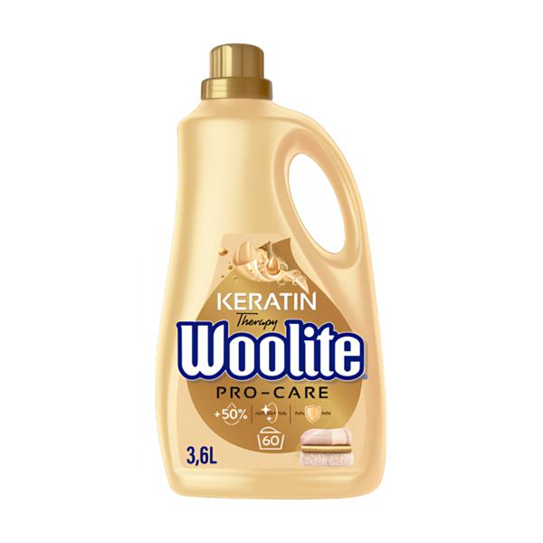 Woolite Keratin Therapy Pro-Care tekutý prací prostředek, 3,6L Košík.cz