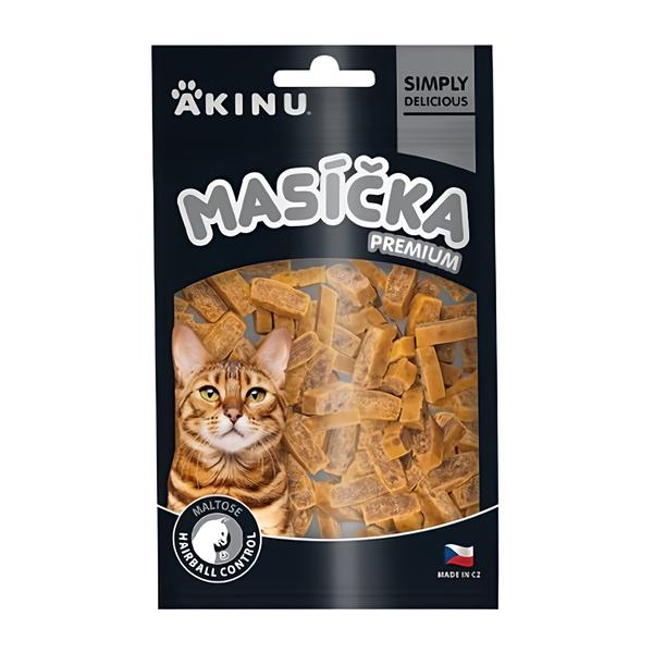 Akinu Masíčka Premium Hairball Control pamlsek pro kočky