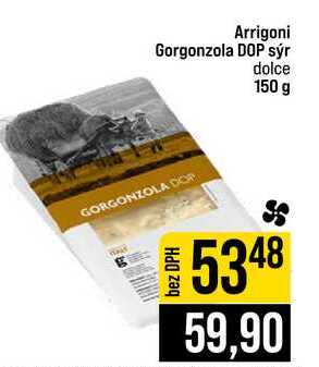 Arrigoni Gorgonzola DOP sýr dolce 150 g 