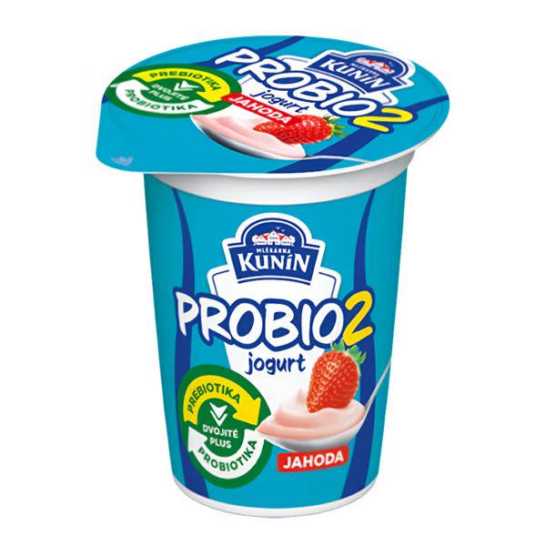 Mlékárna Kunín PROBIO2 jahodový