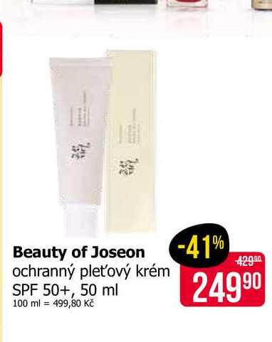 Beauty of Joseon ochranný pletťový krém SPF 50+, 50 ml Teta drogerie