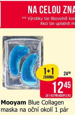 Mooyam Blue Collagen maska na oční okolí 1 pár Teta drogerie