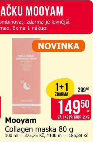 MOOYAM Collagen maska 80 g Teta drogerie