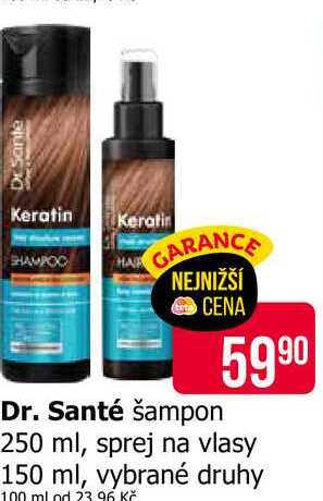 Dr. Santé šampon 250 ml Teta drogerie