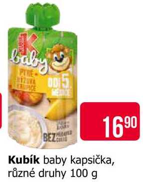 Kubík baby 100 g, vybrané druhy Teta drogerie
