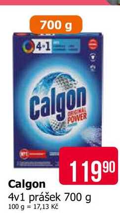 Calgon 4v1 prášek 700 g Teta drogerie