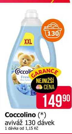 Coccolino aviváž 130 dávek 