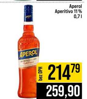 Aperol Aperitivo 11% 0,7l