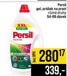 Persil gel, prášek na praní různé druhy 54-66 dávek JIP