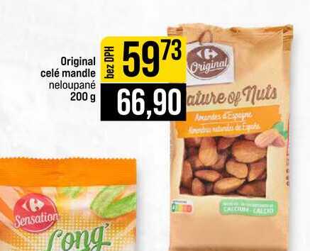 Original celé mandle neloupané 200 g