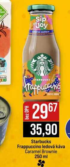 Starbucks Frappuccino ledová káva Caramel Brownie 250 ml