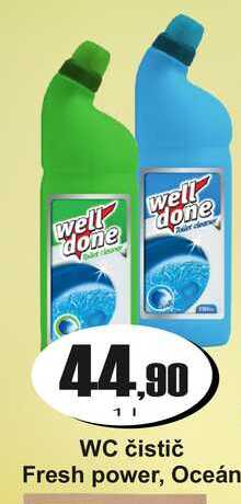 WC čistič Fresh power, Oceán 1 L