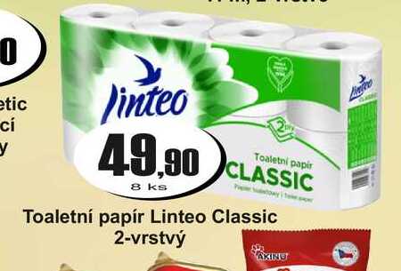 Toaletní papír Linteo Classic 2-vrstvý Adam Velkoobchod