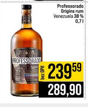 Professorado Origins rum Venezuela 38 % 0,7l
