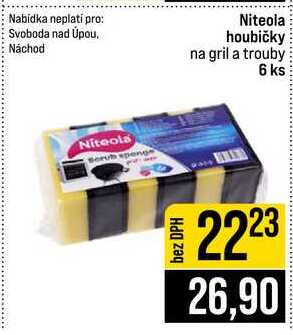 Niteola houbičky na gril a trouby 6 ks 