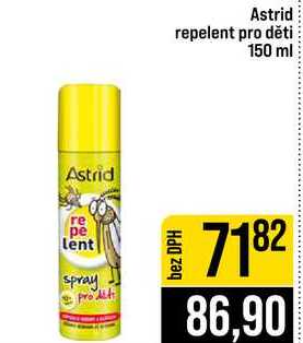Astrid repelent pro děti 150 ml JIP